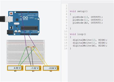 arduino digital output voltage.